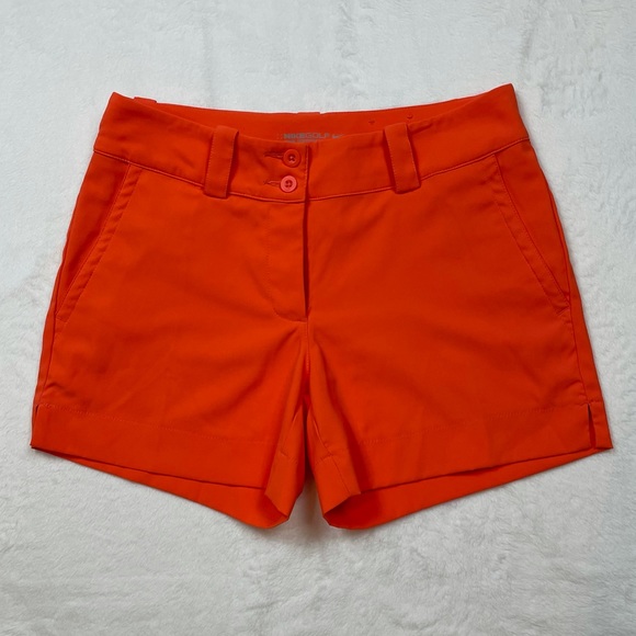 Nike Pants - Nike Golf Tour Performance Orange Dri Fit Shorts